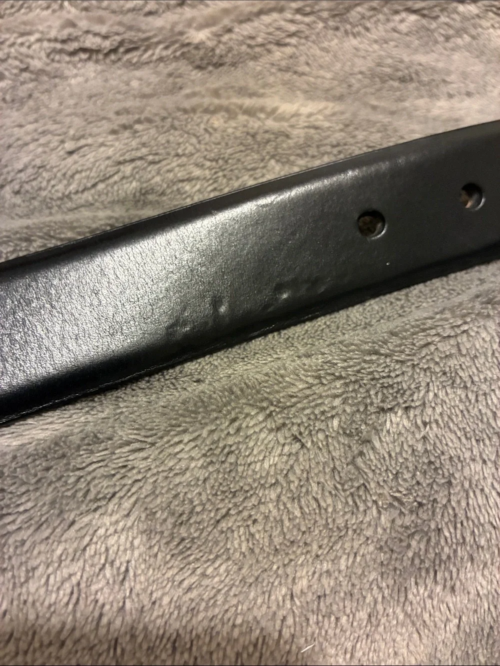 Harley-Davidson Black Leather belt with Silver Buckle & Logo Accents
